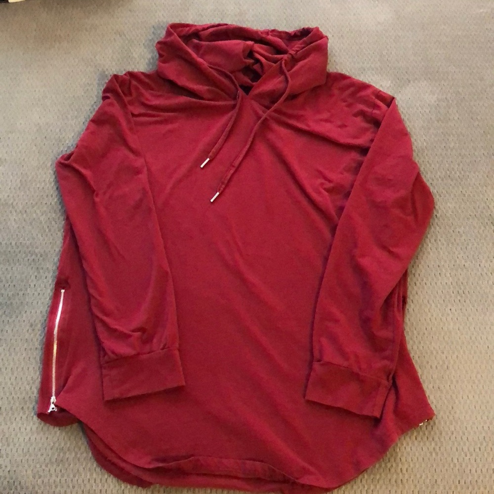 Maroon Lightweight Hoodie!